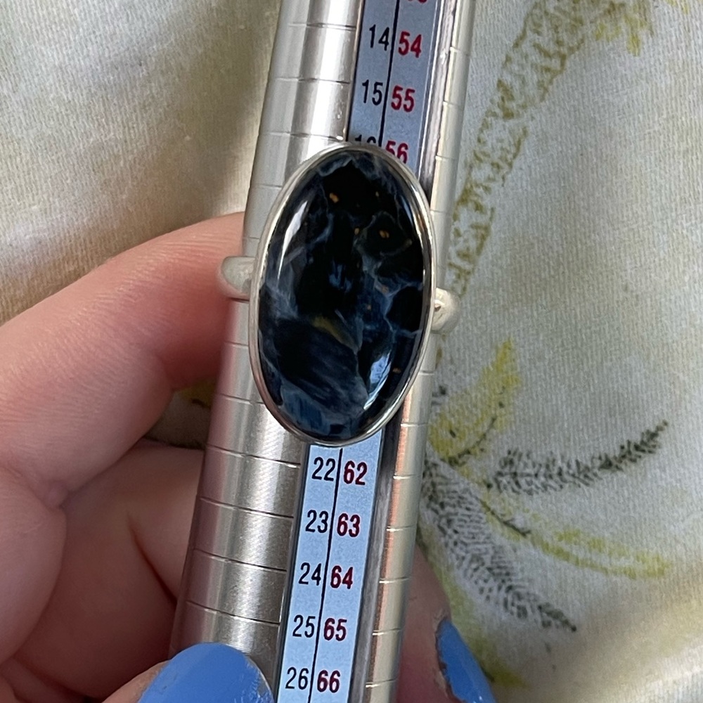 Pietersite Ring Sz 8.5